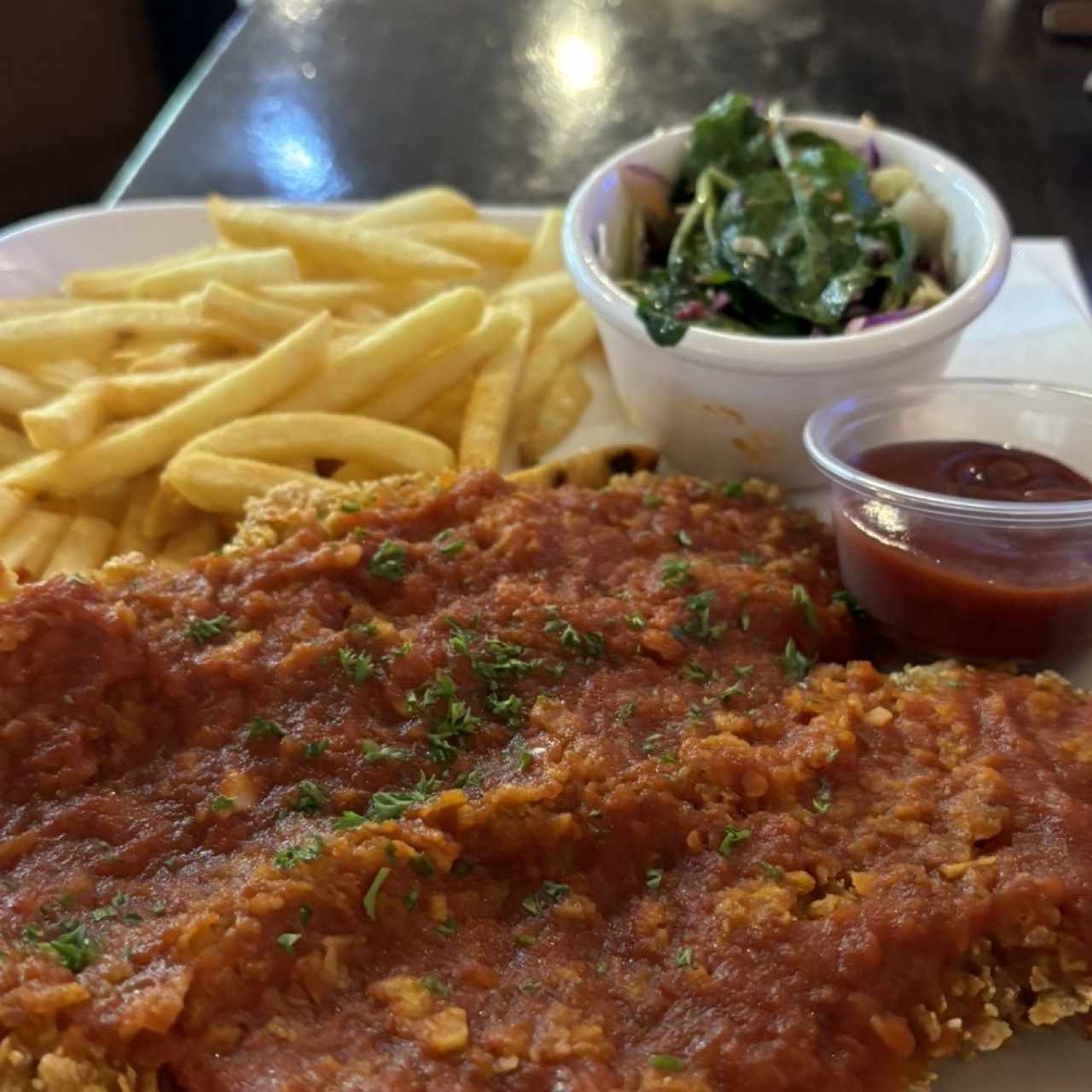 Milanesa de pollo