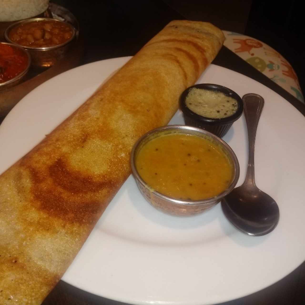 masala dosa plain