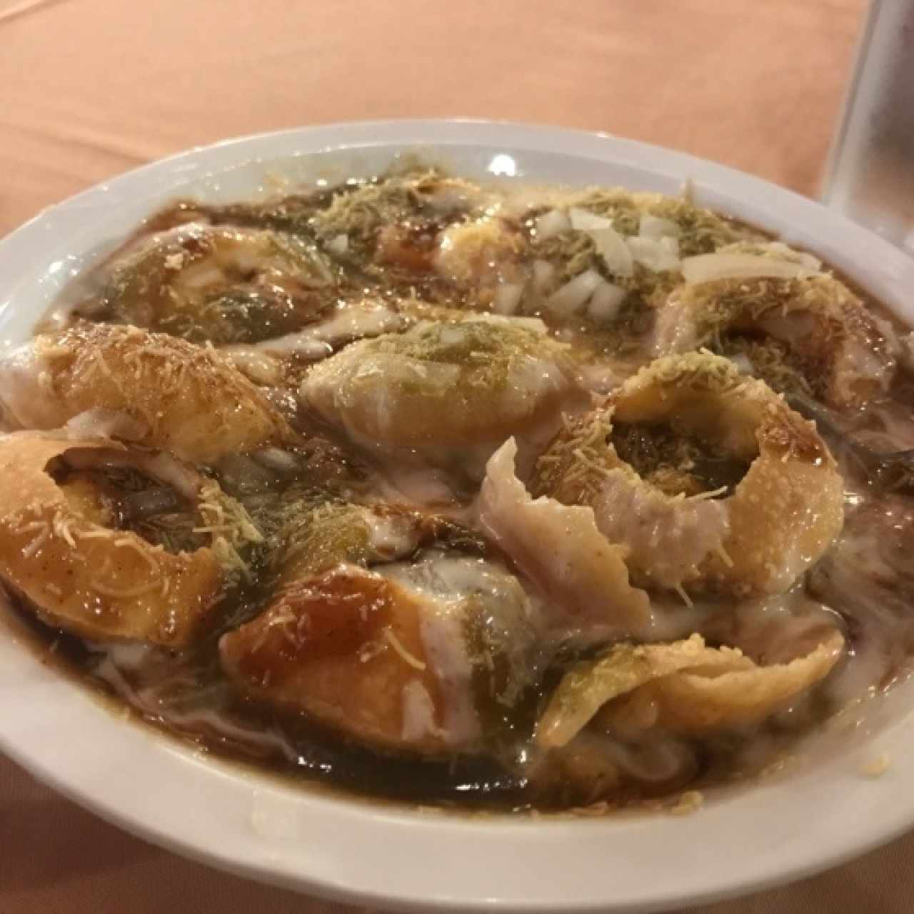 Dahi Puri: papas con yogurt dulce y otros sabores muy buenos