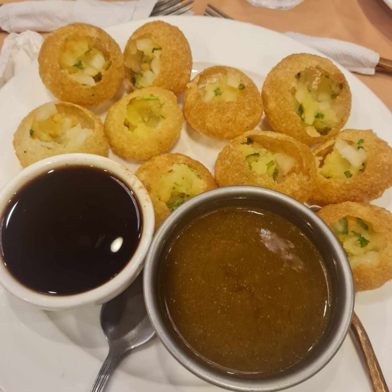 Vegetarian Appetizers - Pani Puri