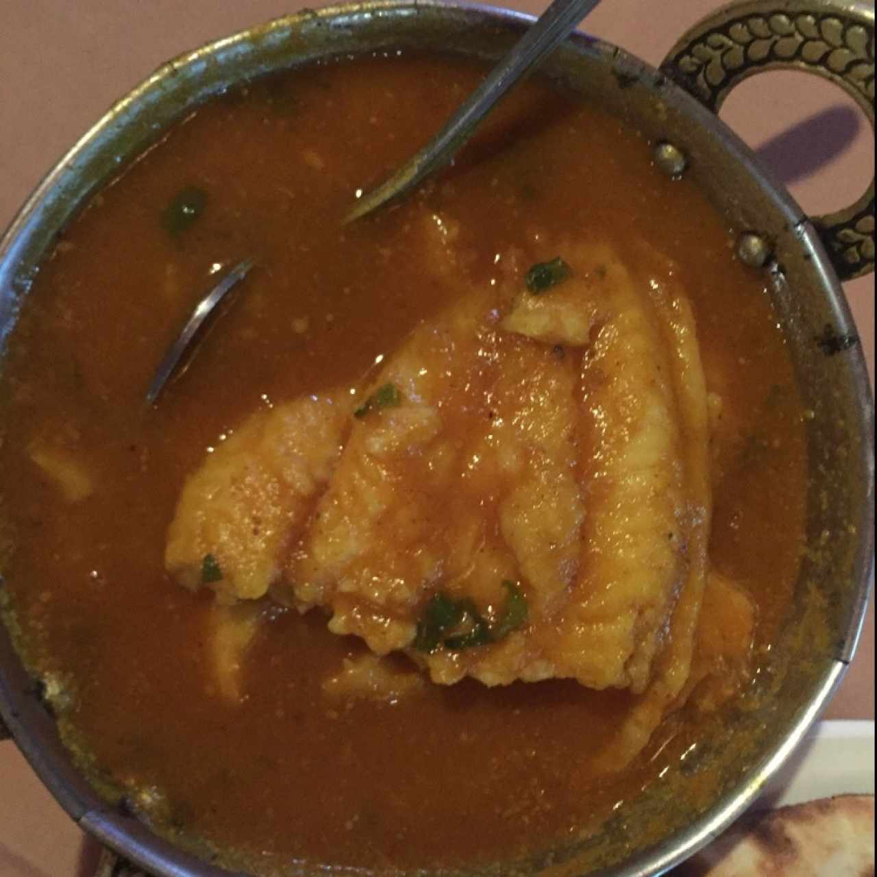pescado al curry