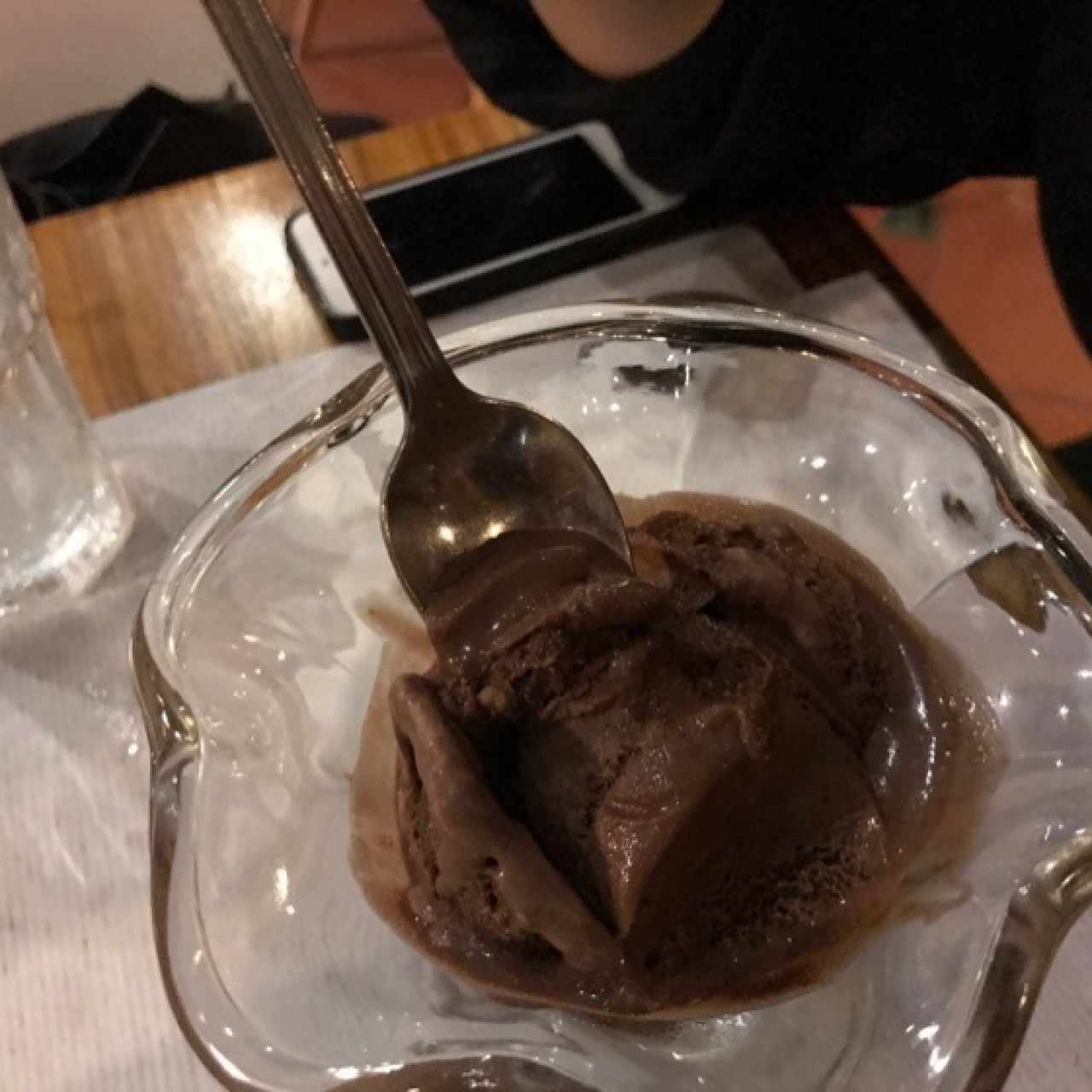 helado de chocolate dietetico