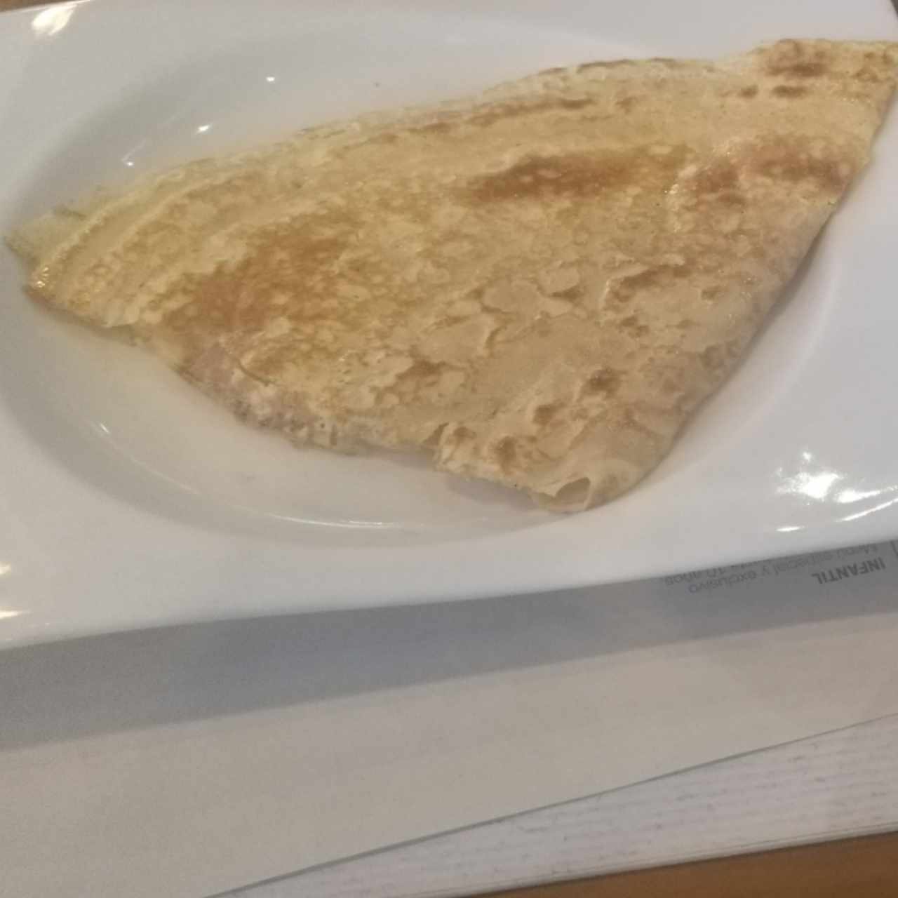 Crepa de jamón y queso