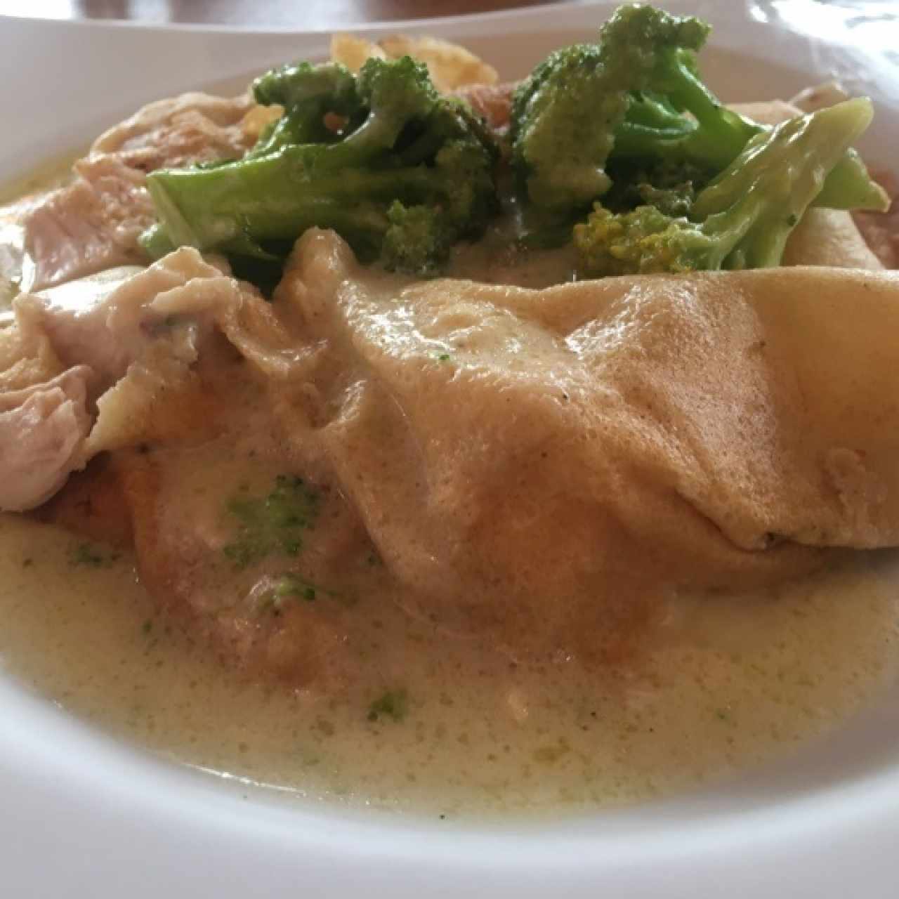 Pollo con Brocoli y Queso