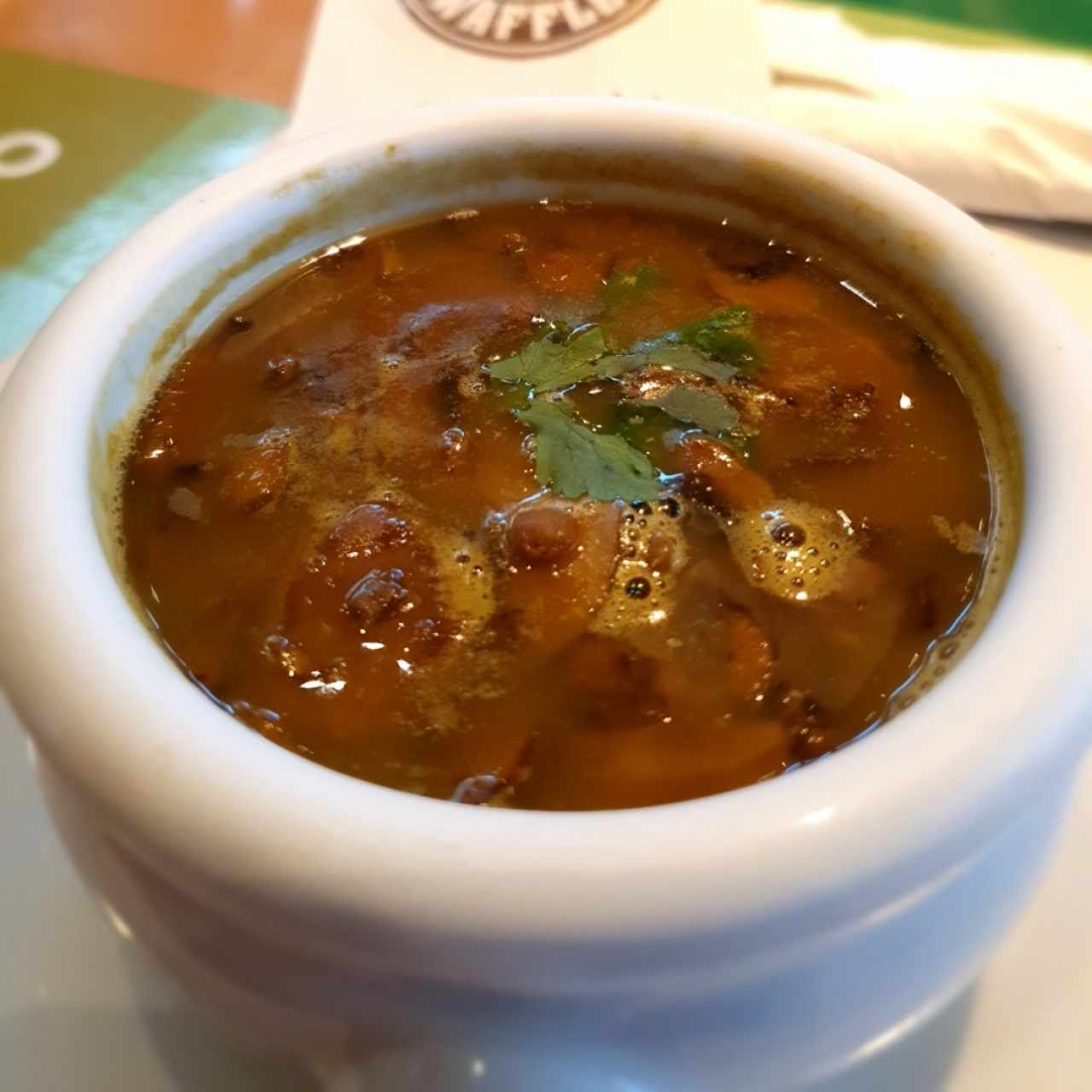 sopa de Lentejas Pardinas