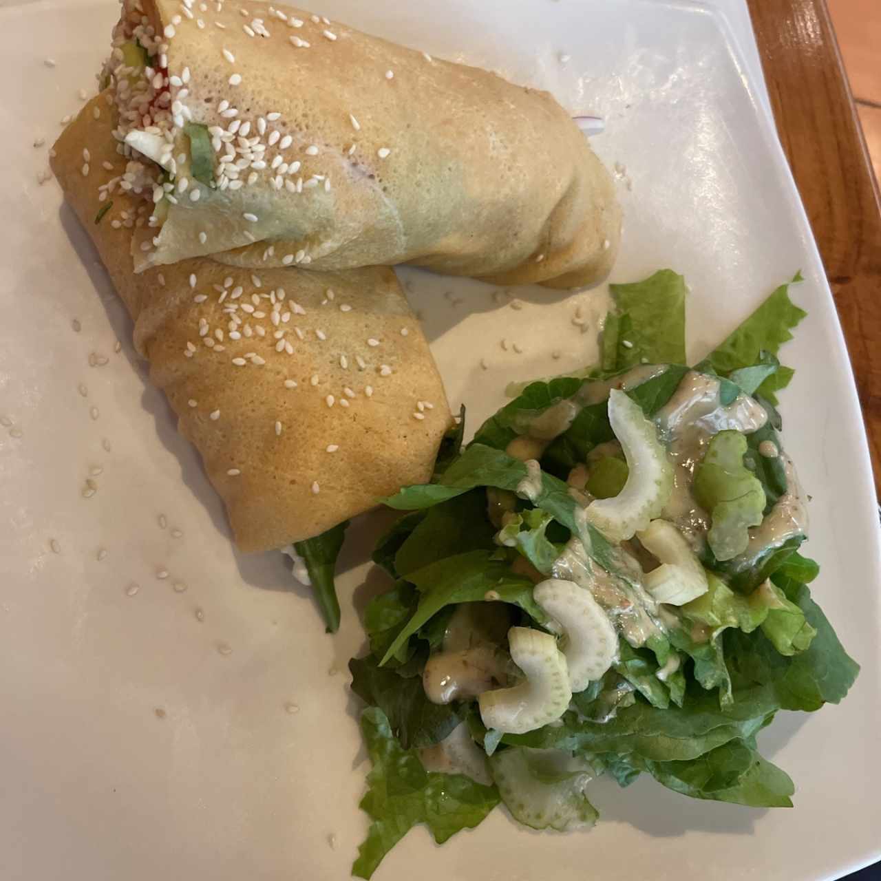 Salmon Roll Crepe