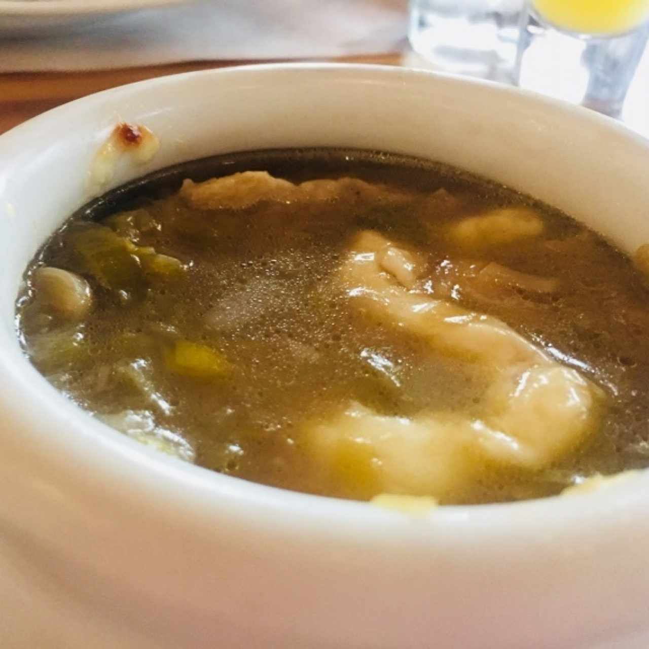 Sopa de Cebolla Gratinada