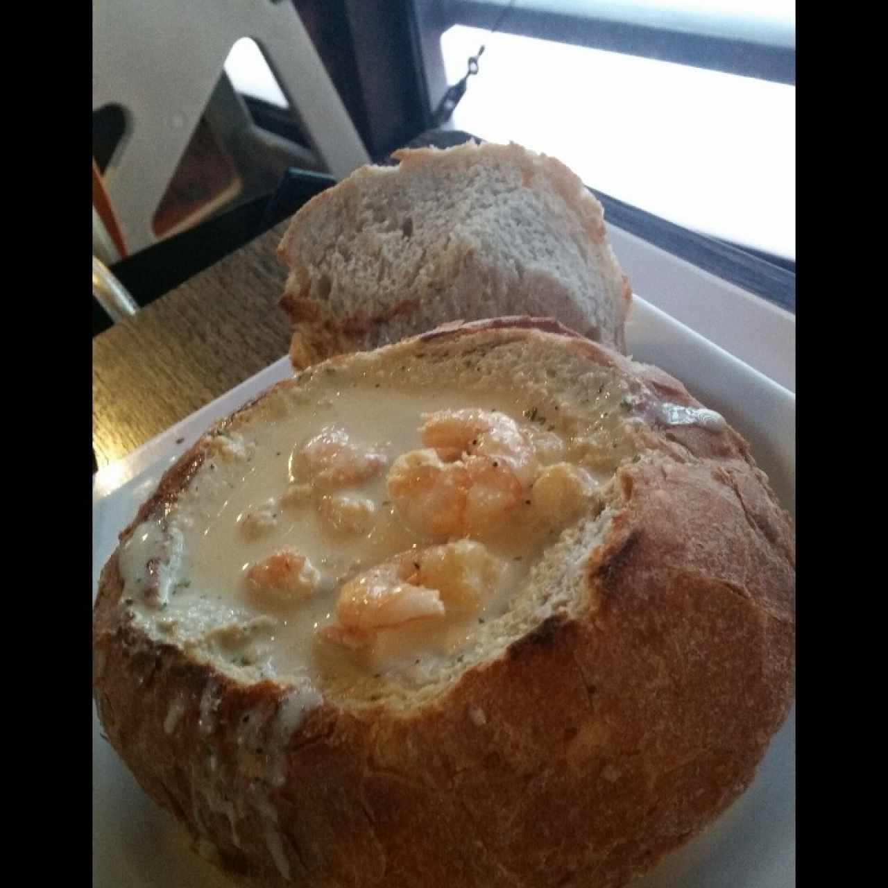 Pane Cook de Camarones al Ajillo