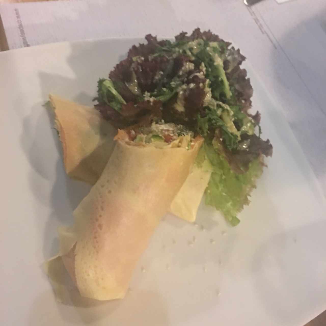 Rollo de Salmón y aguacate