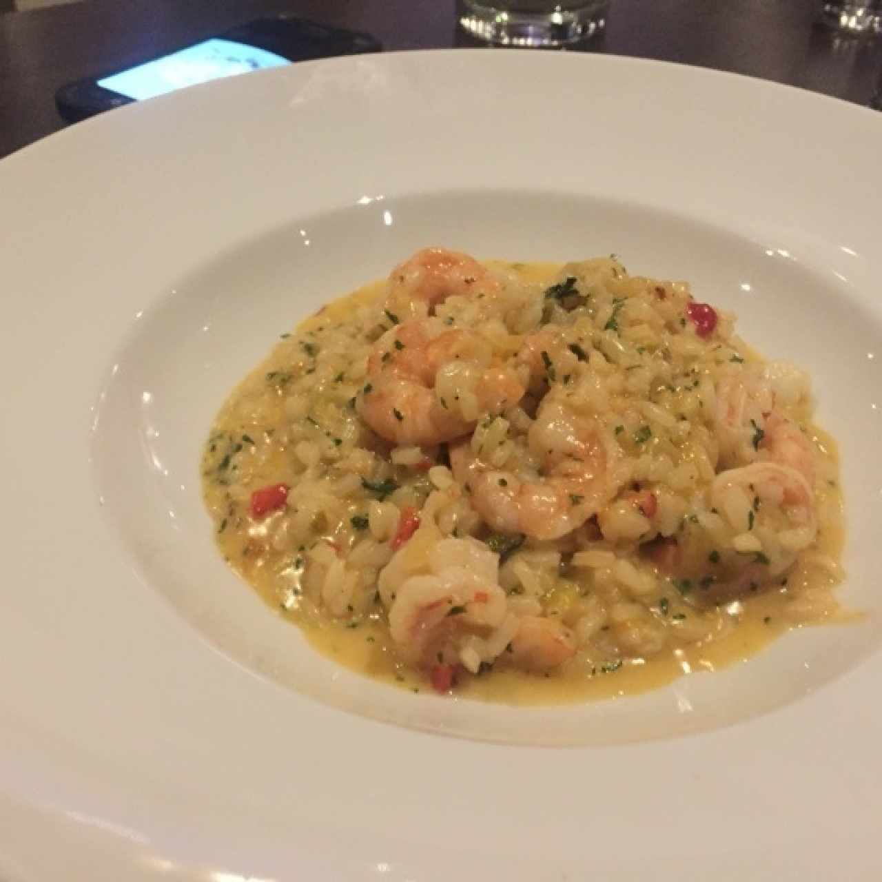 Risotto de Camarones