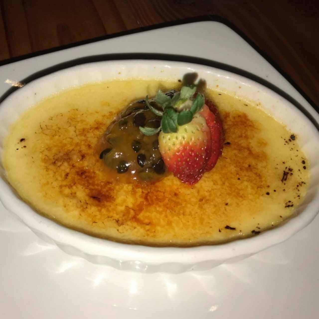 Postre Crème brûlée