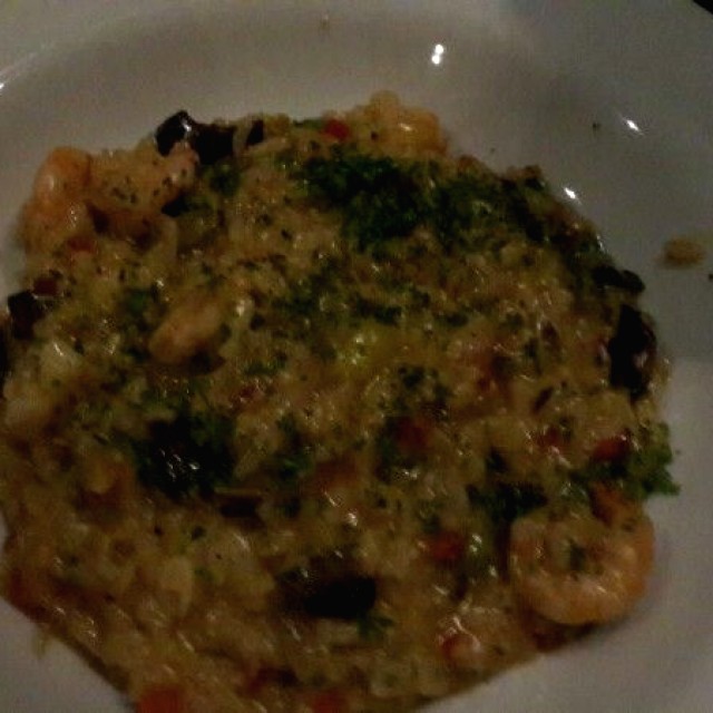 Risotto con Camarones y Vieiras