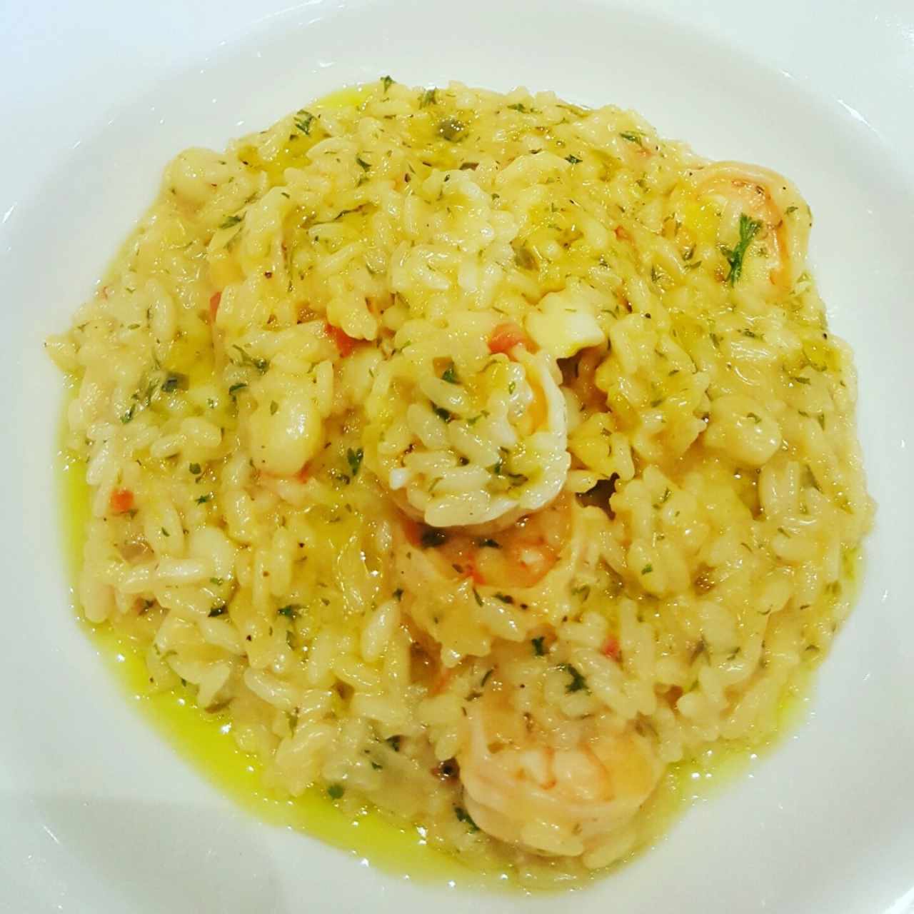 Arroces - Risotto de camarones