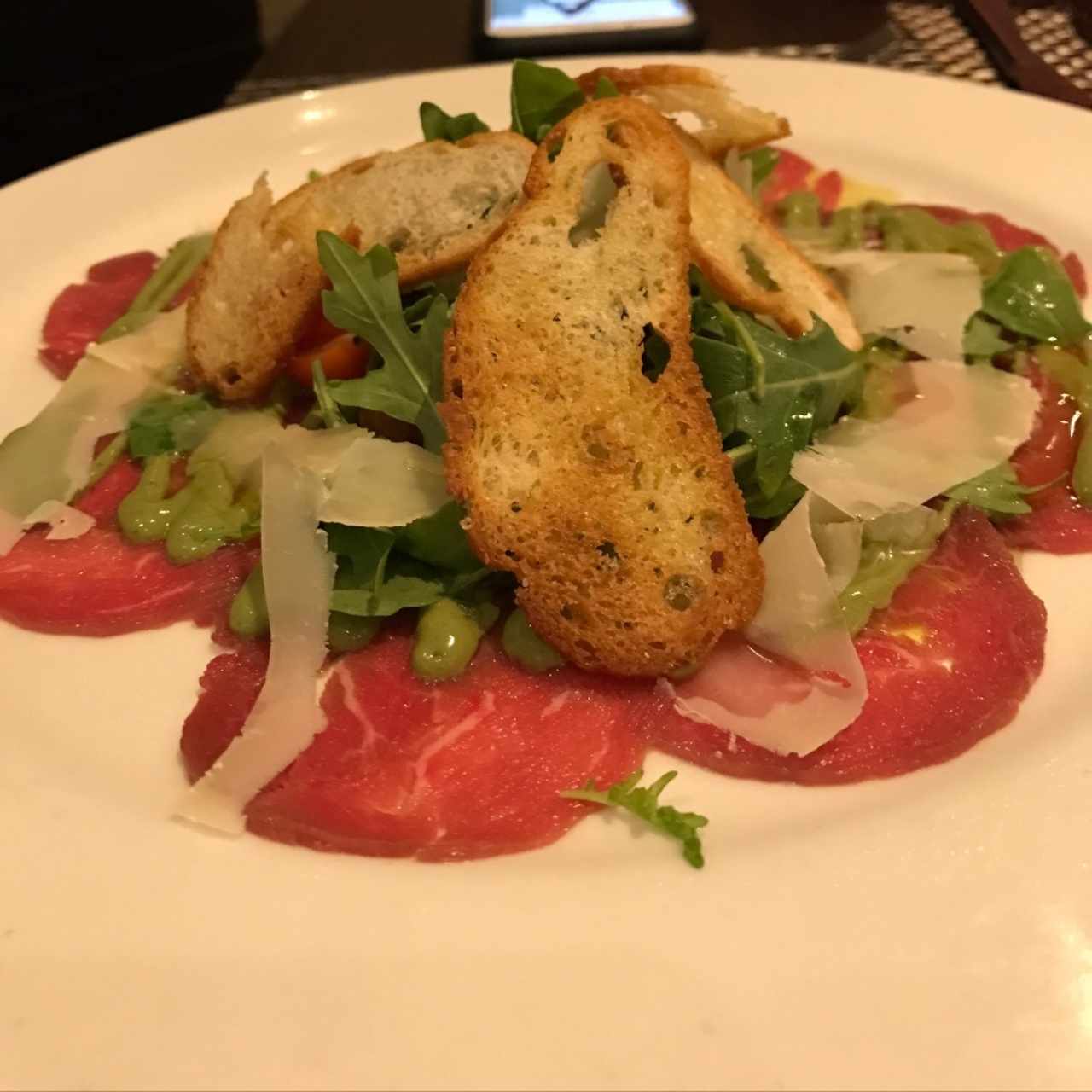 Carpaccio de filete tradicional