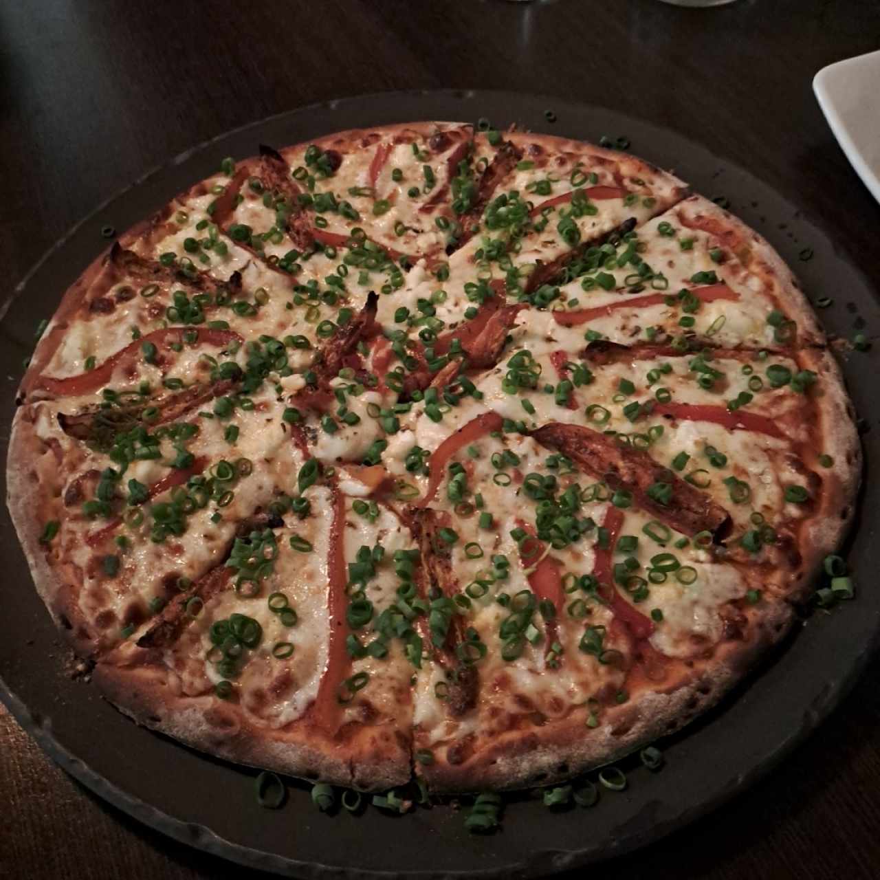Pizza con Tomate horneado