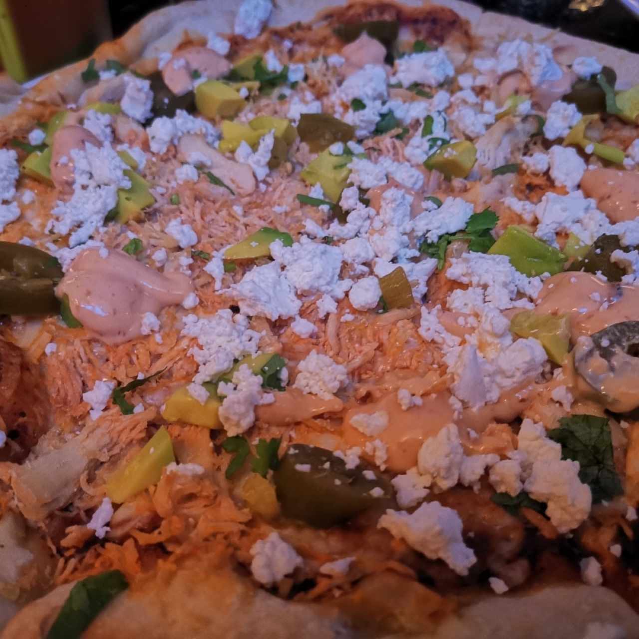 chicken taco pizza