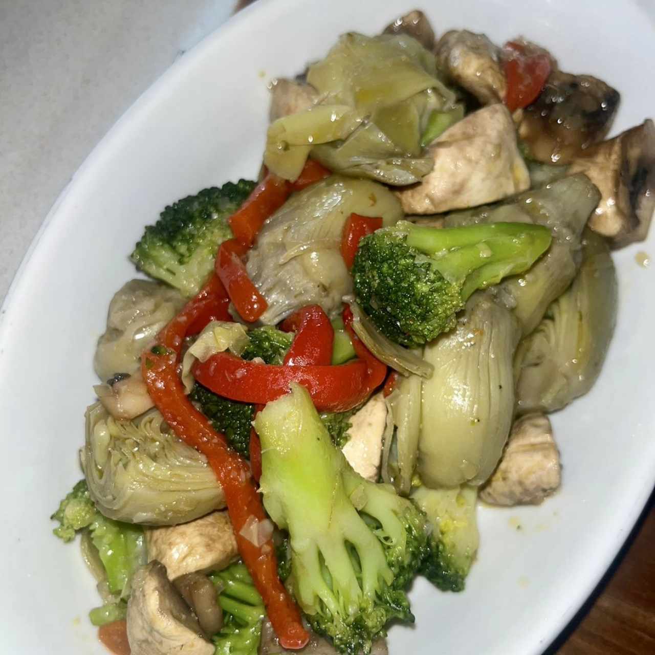 Vegetales salteados 