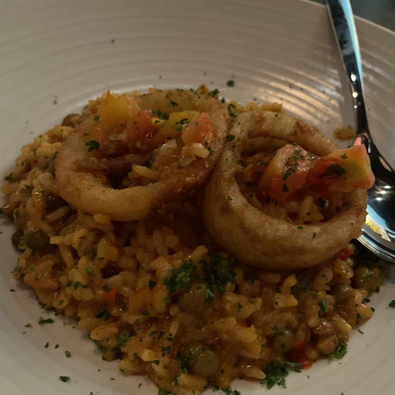 Arroz meloso de guandú