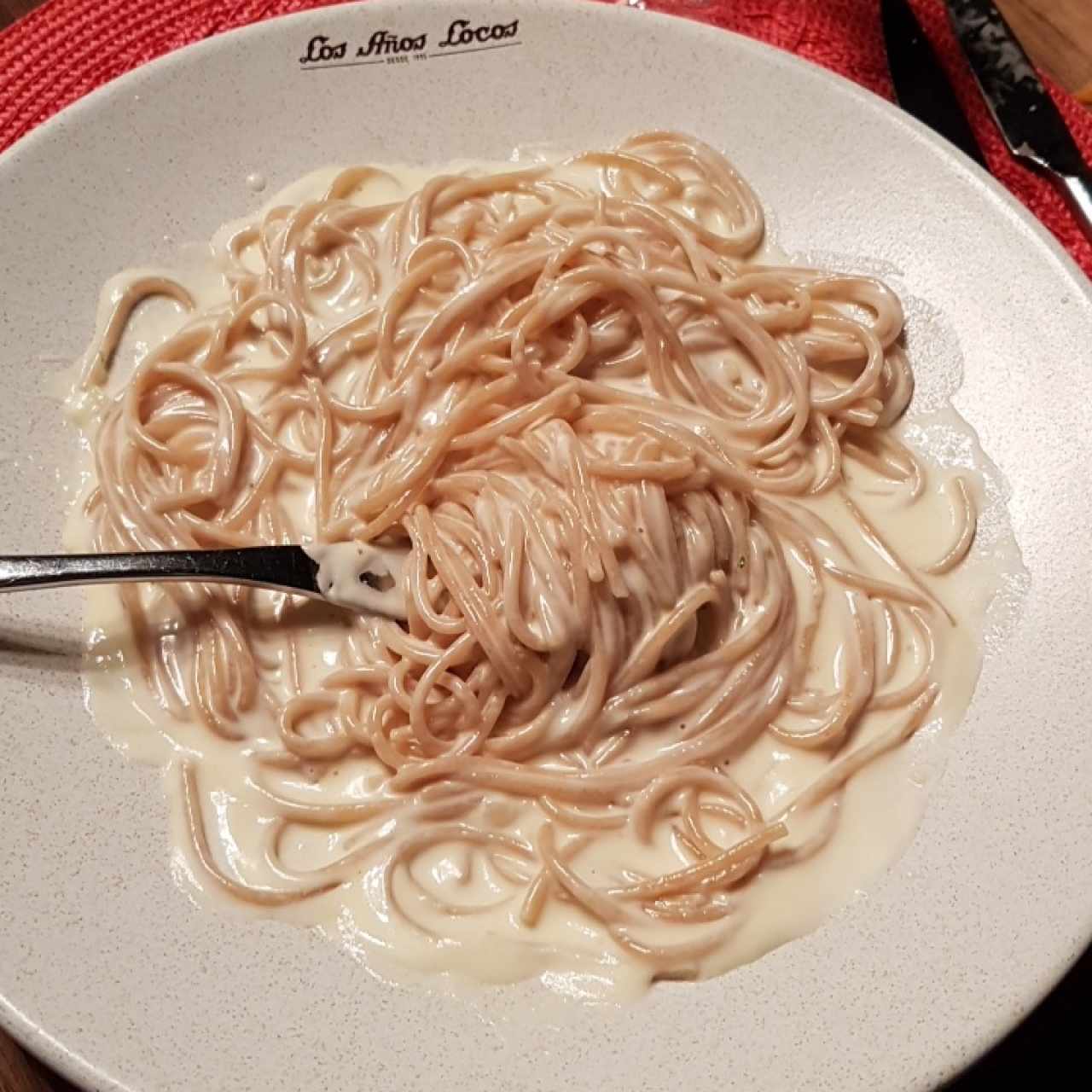 Spaghetti Integral Alfredo