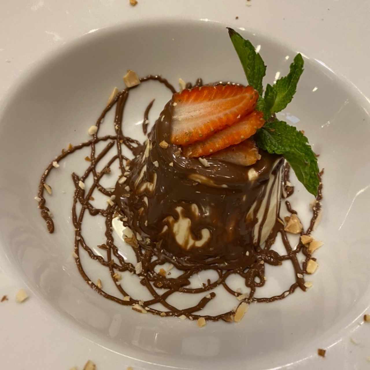 Panna Cotta con nutella