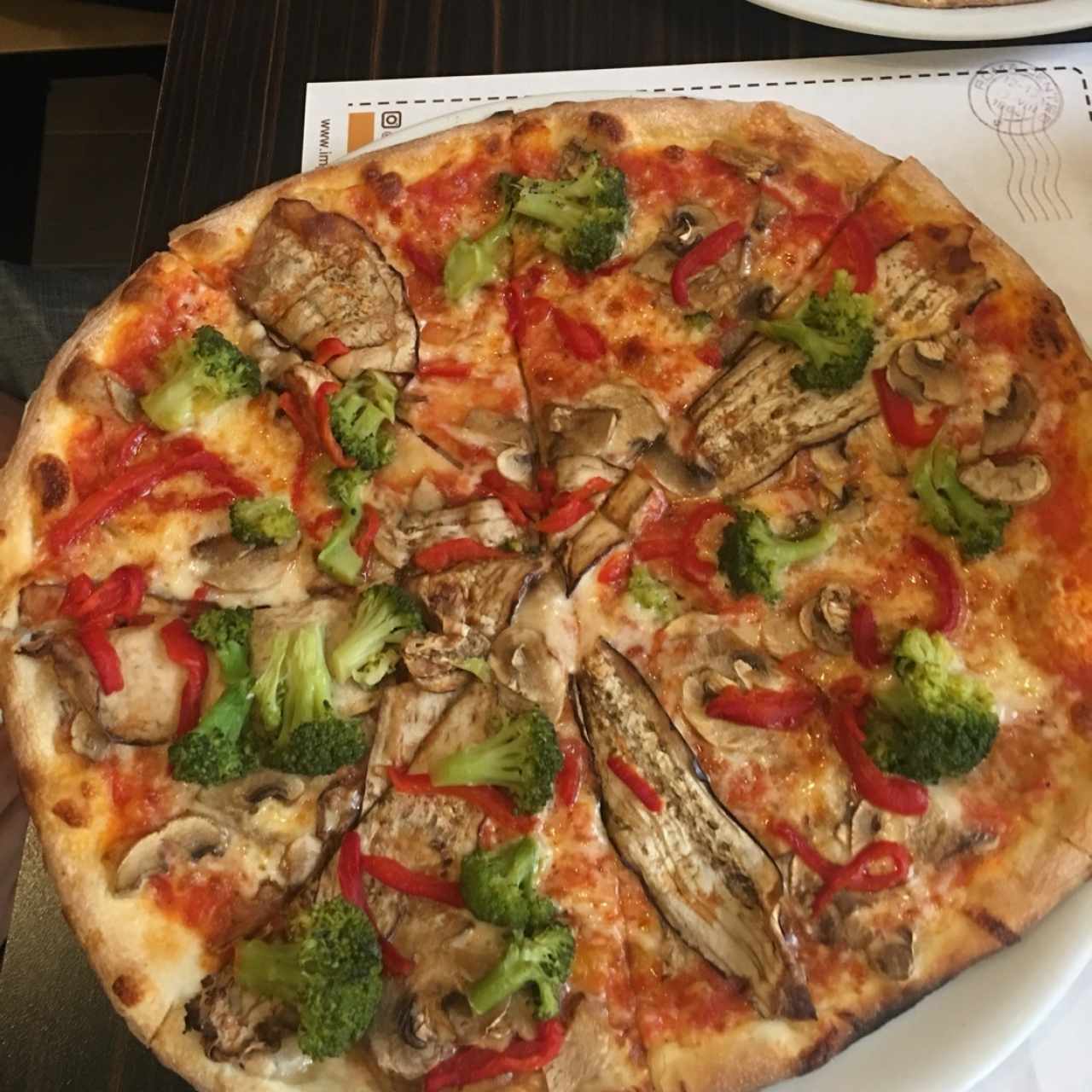 pizza de vegetales! 