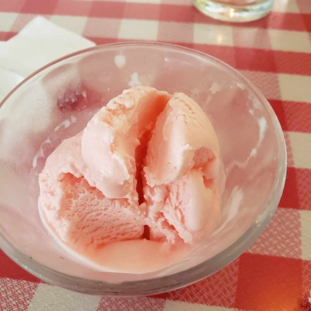 rico helado,como postre