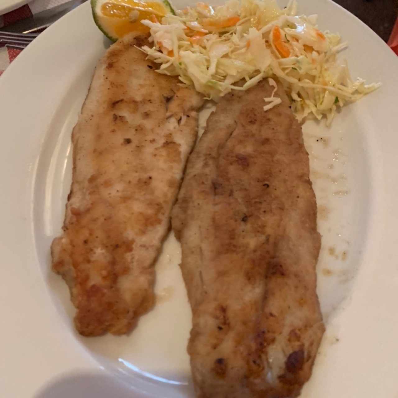 filete de pescado apanado