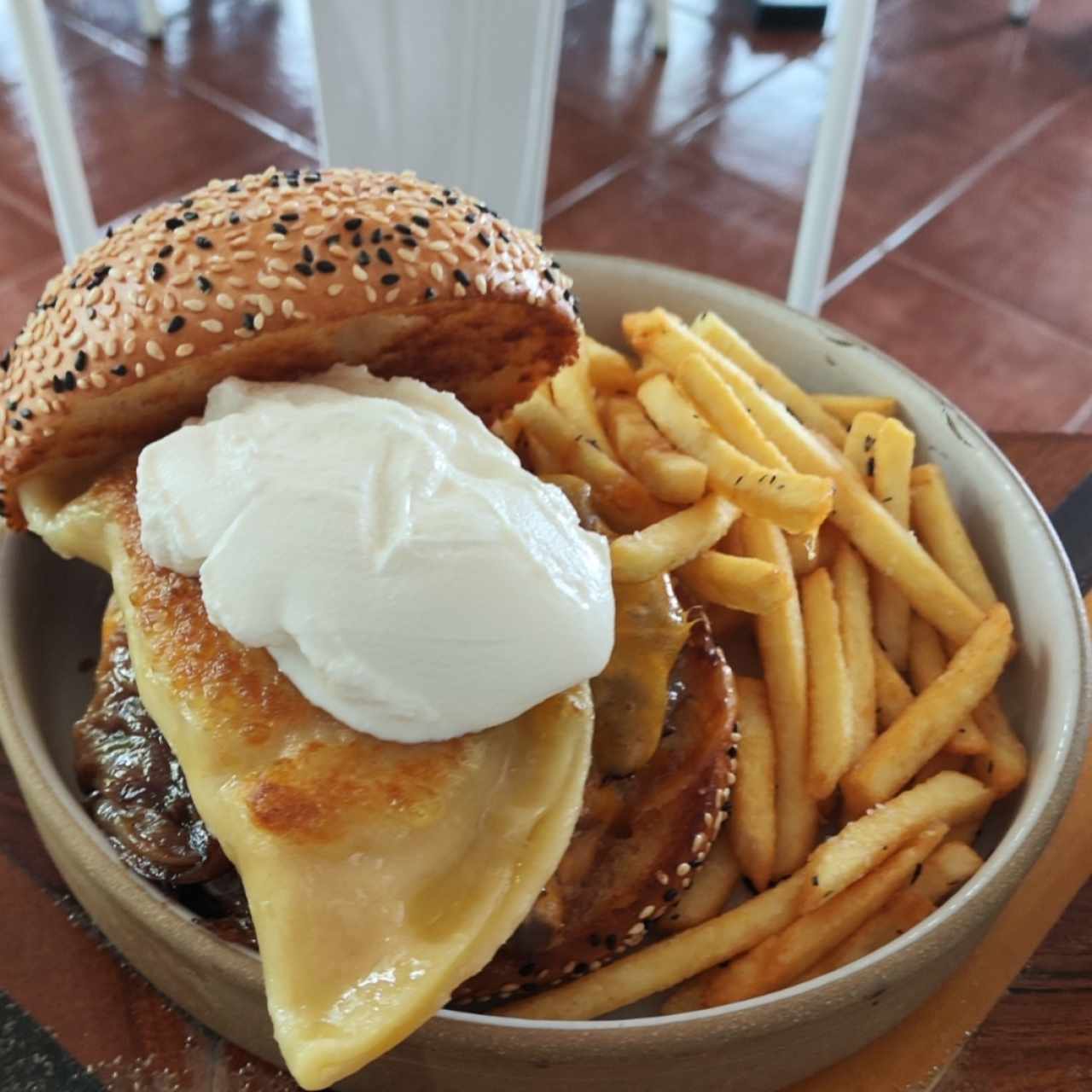 mushroom burger 