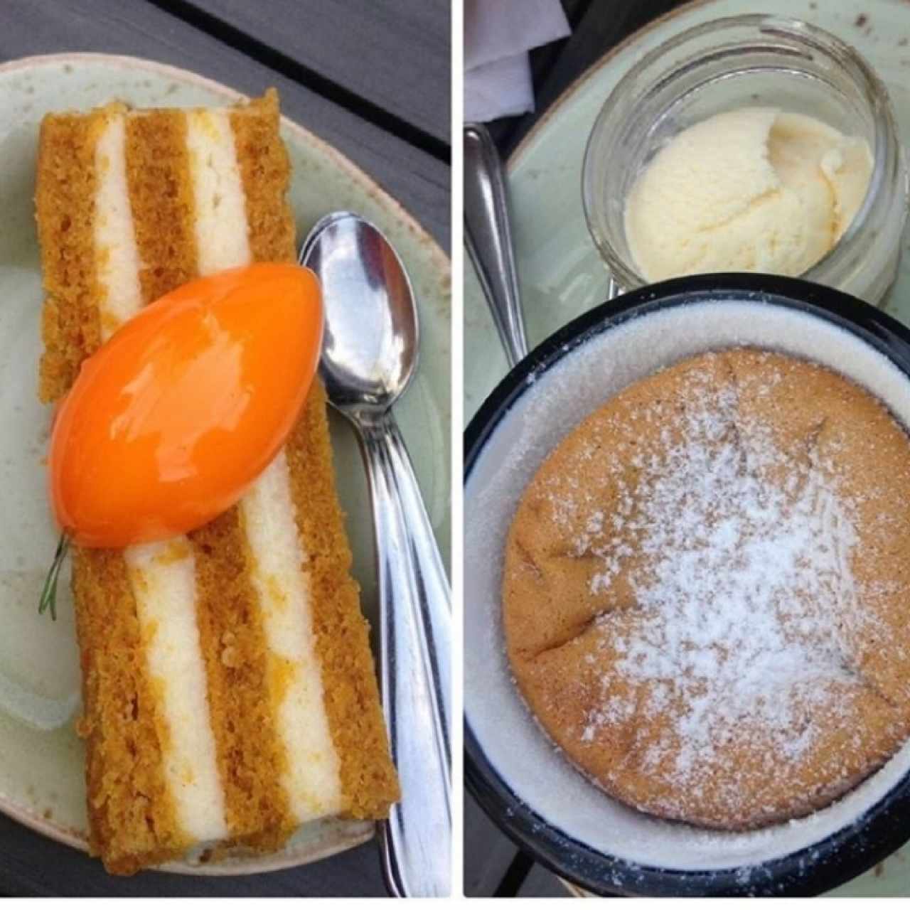 Pastel de Zanahoria vs Lava Cake