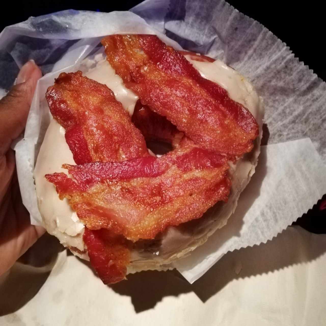 bacon donut