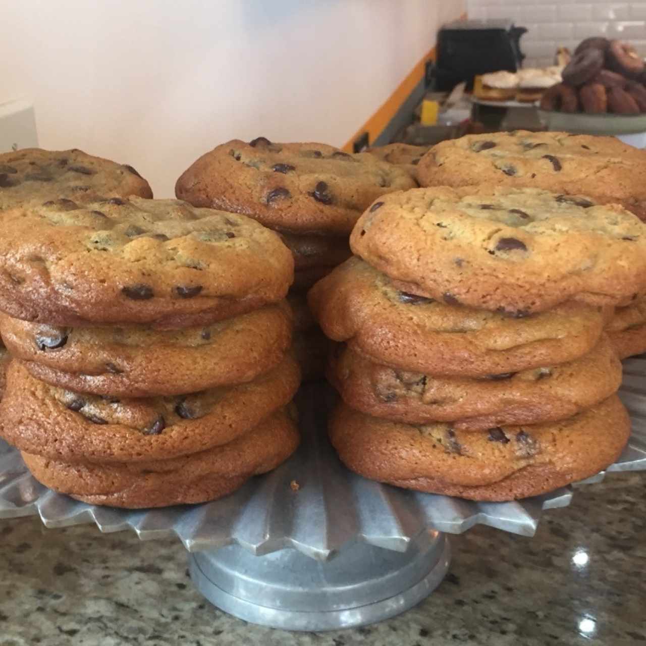 chocolate chip cookies with brownie