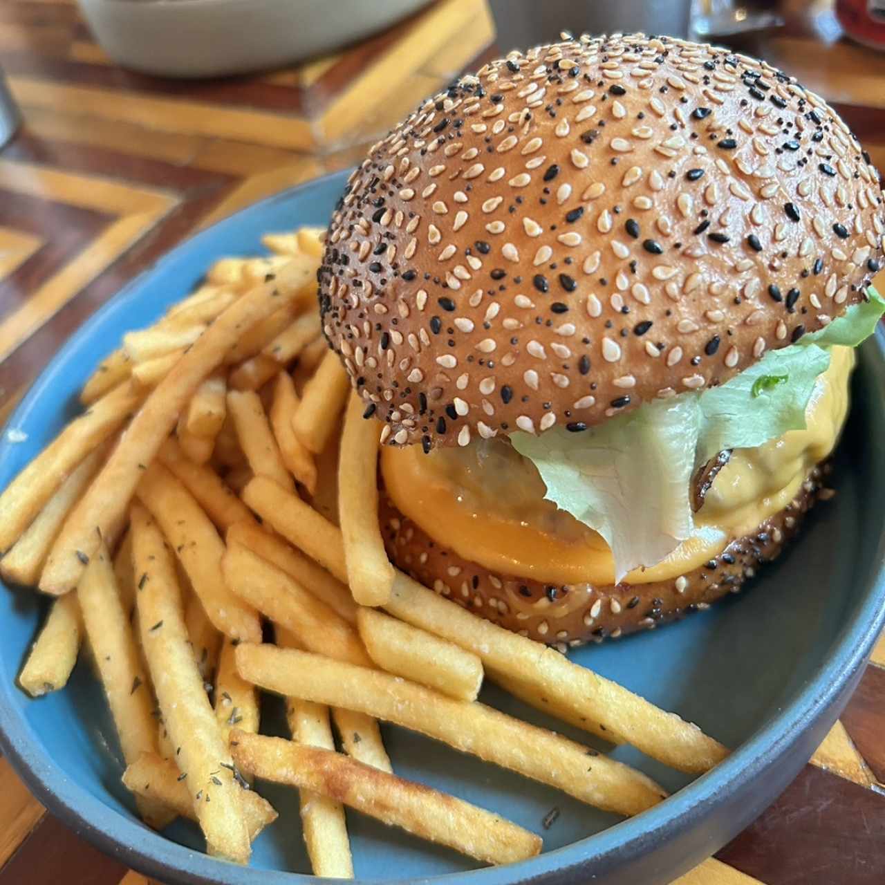 Homestyle burger