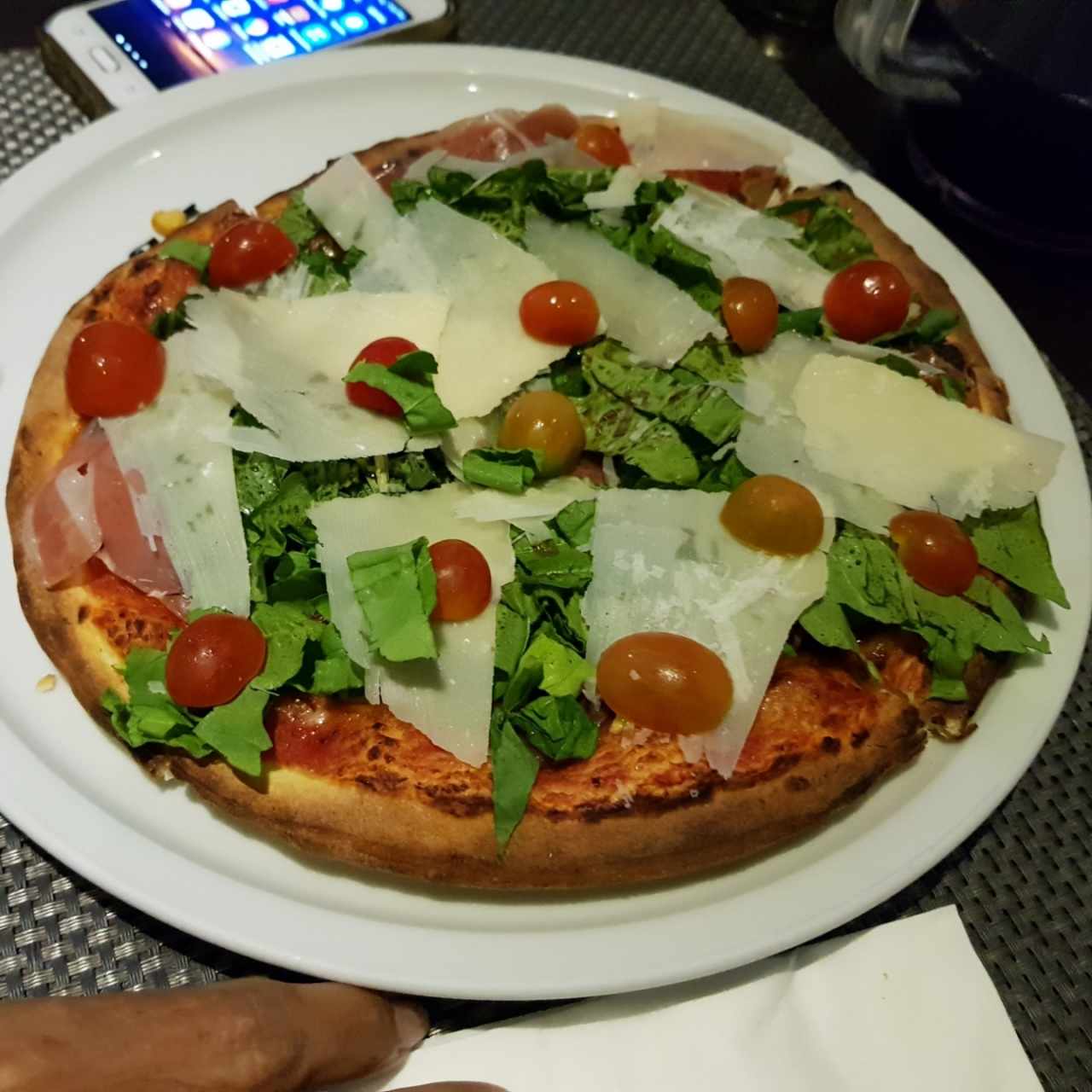 Pizza de Rúcula