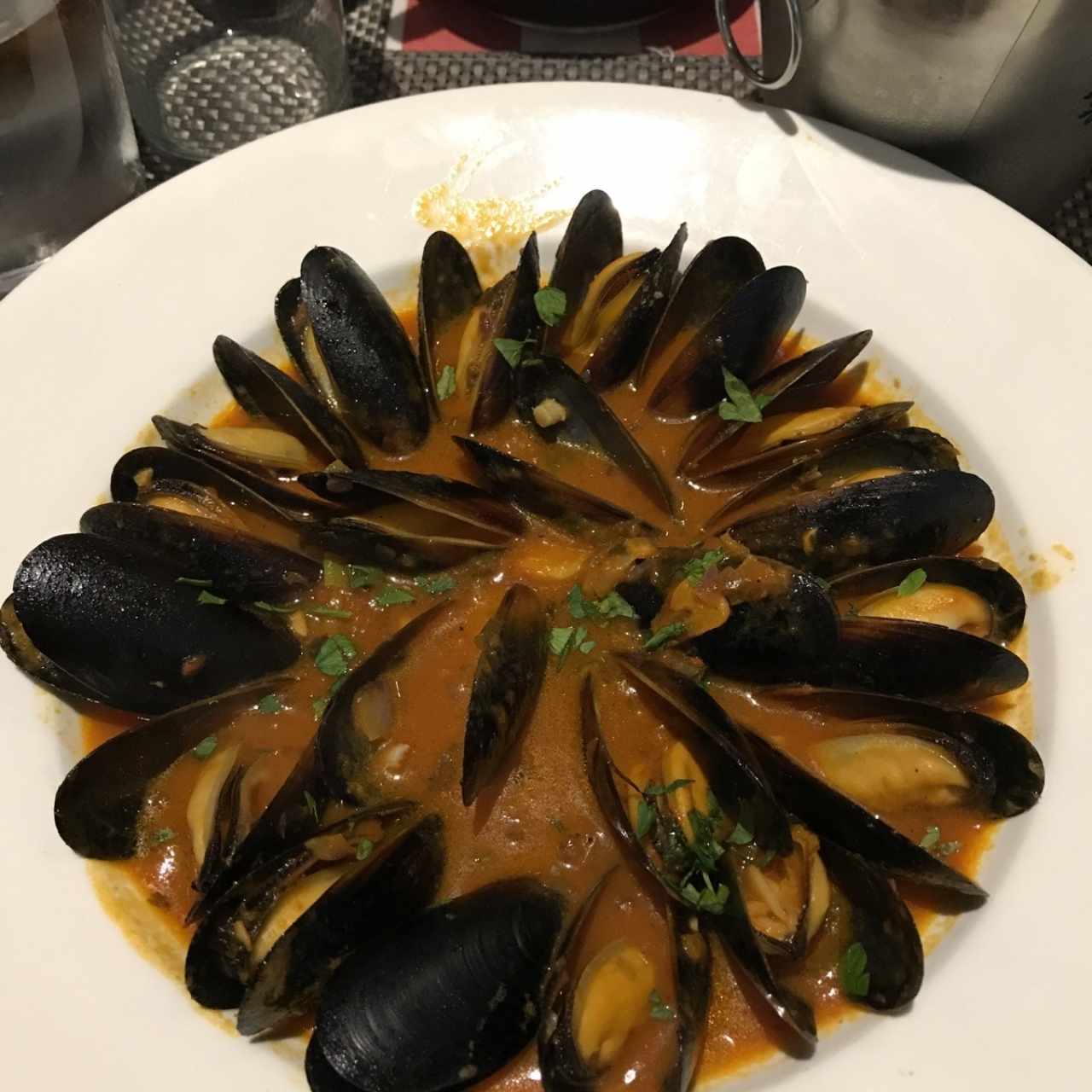 mejillones a la napolitana