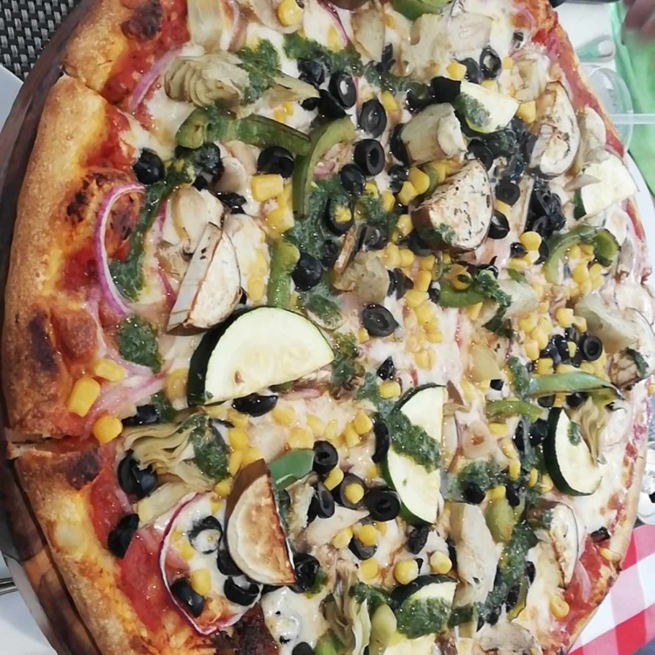 pizza de vegetale