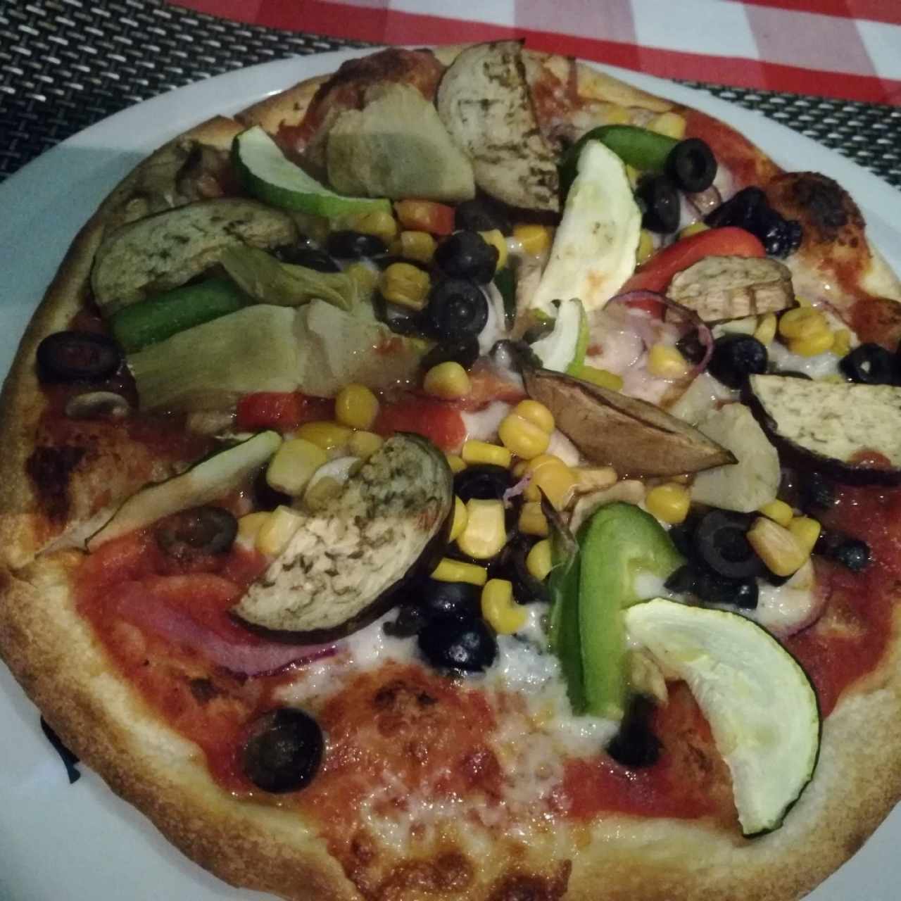 Pizza de vegetales