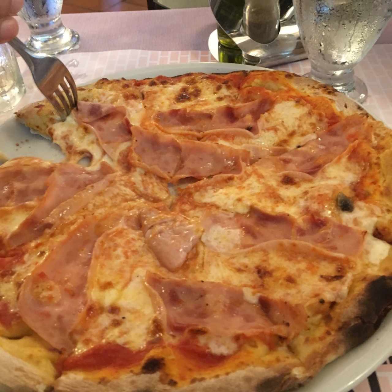 pizza de jamón 