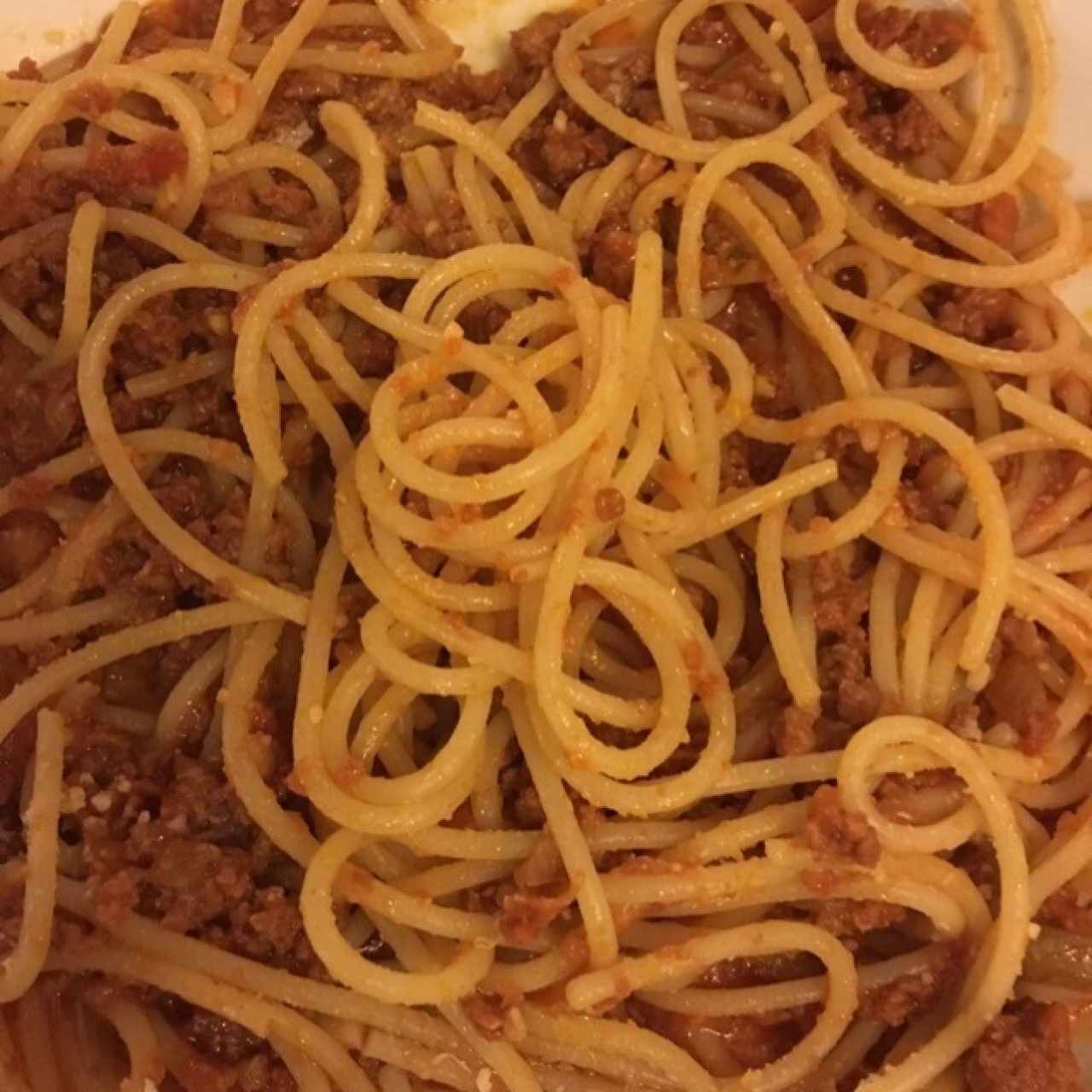 Spaguetti a la bolognesa 