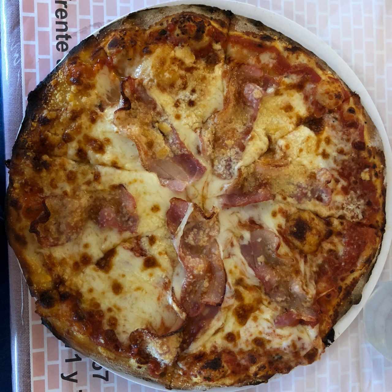 Pizza amatriciana, tamaño individual