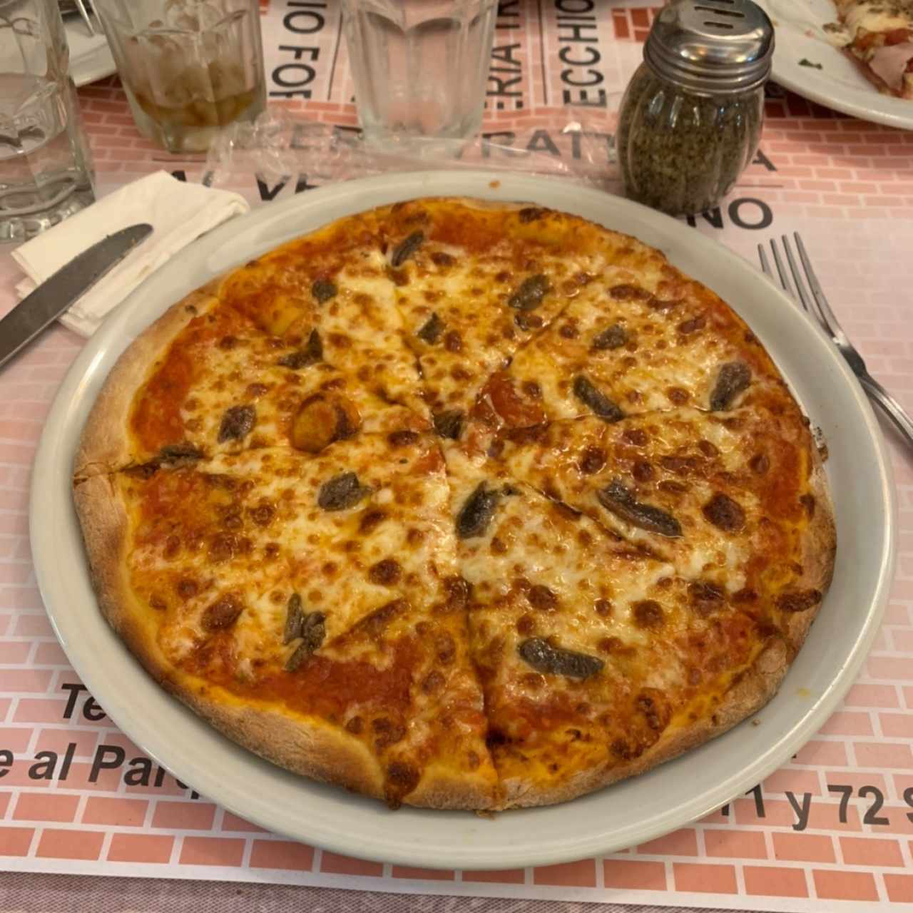 Pizza napoli, tamaño individual
