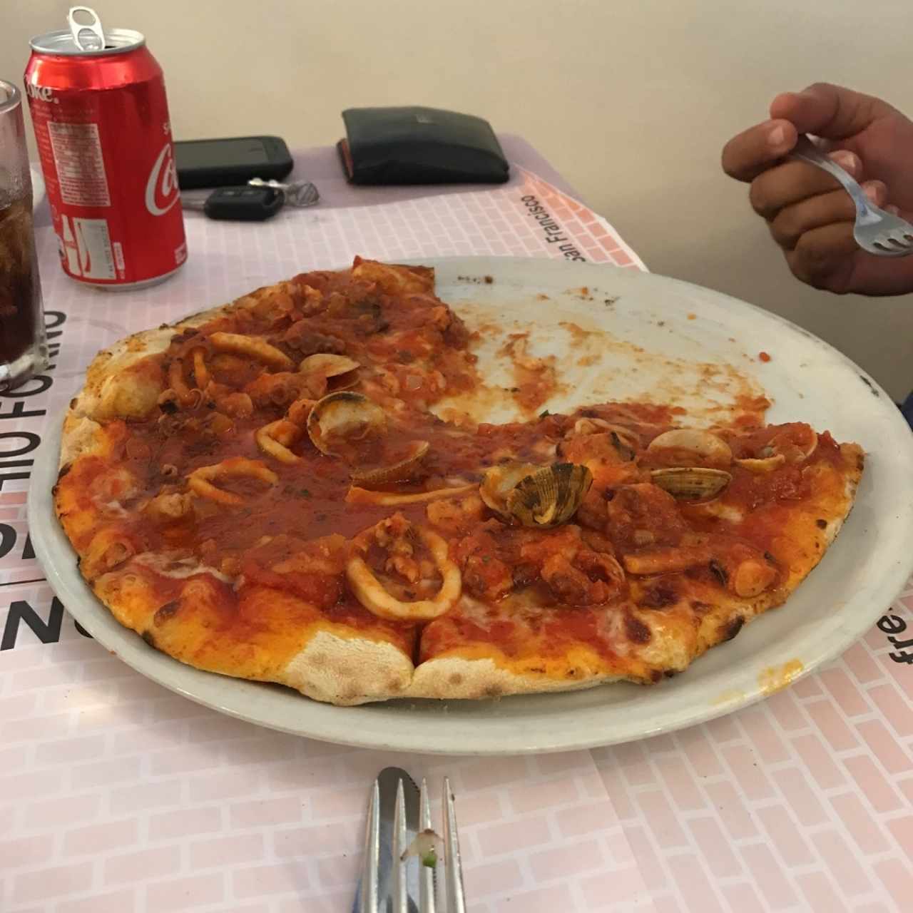 pizza a la marinera