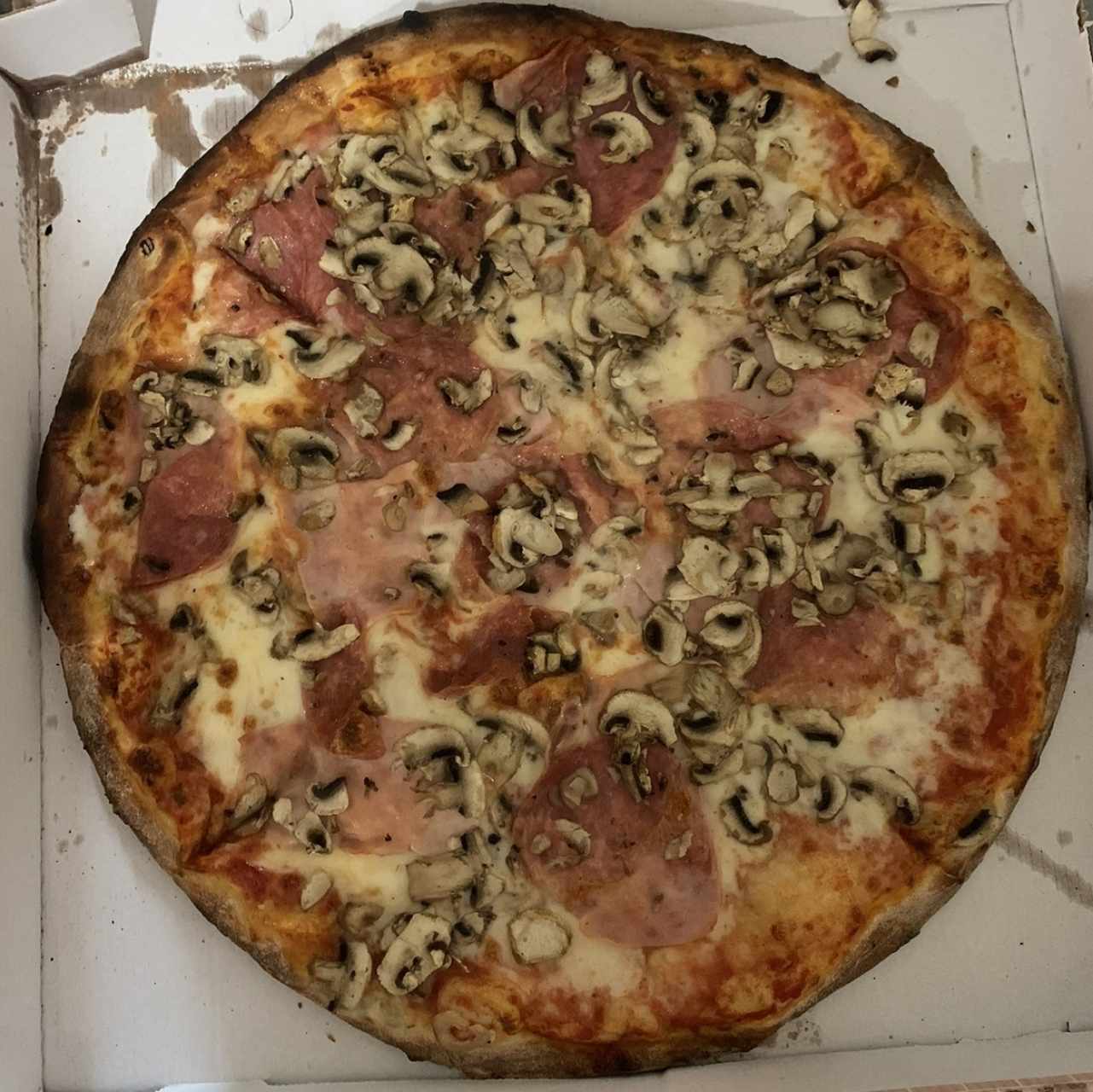 Pizza 4 stagioni, tamaño familiar