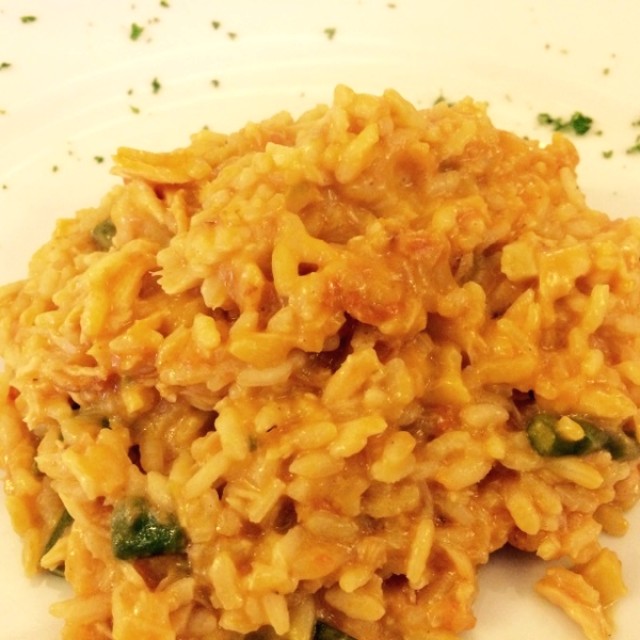 Rissotto de salmón