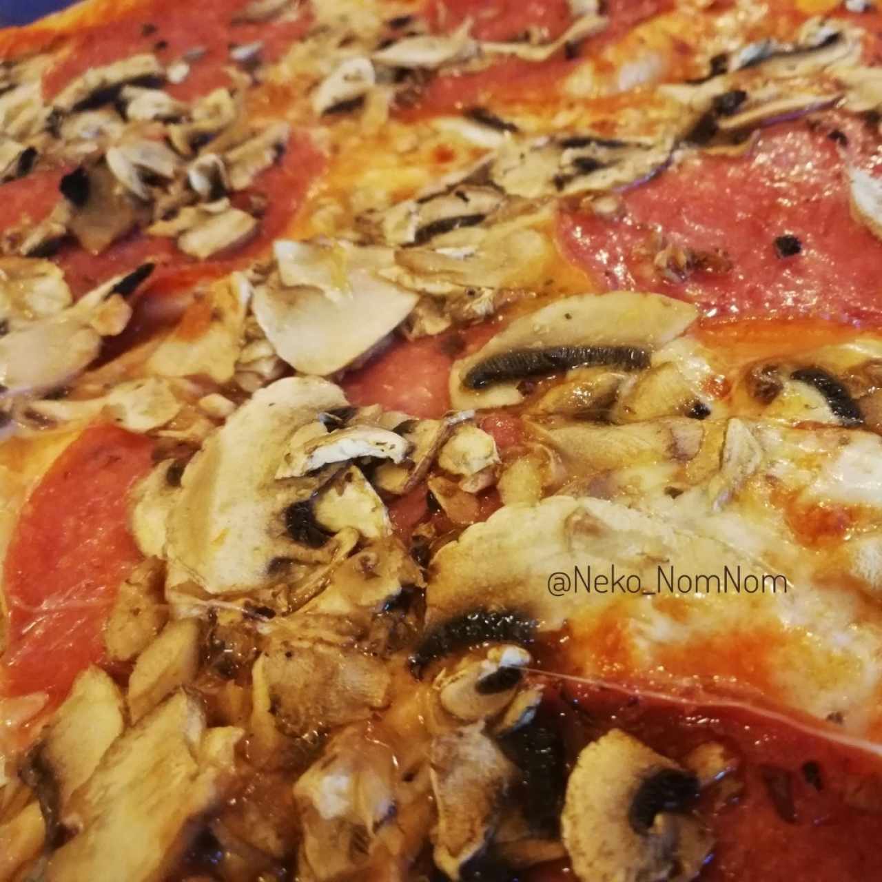 Pizza Salami Hongos