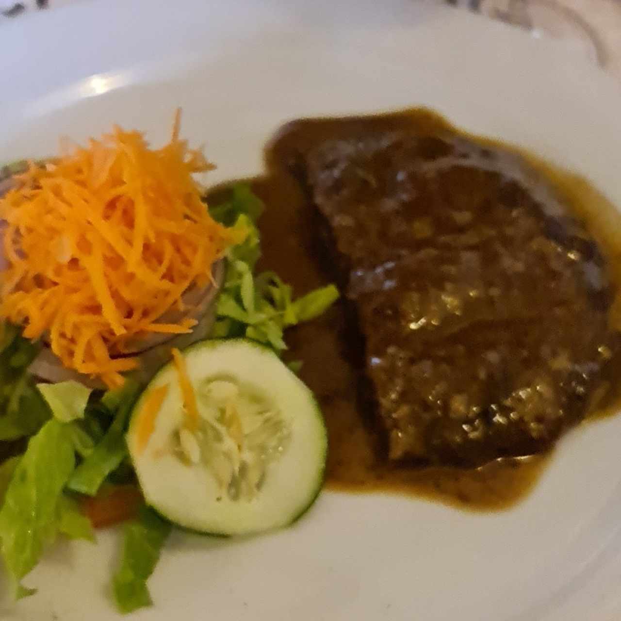 Filete de res a la pimienta negra