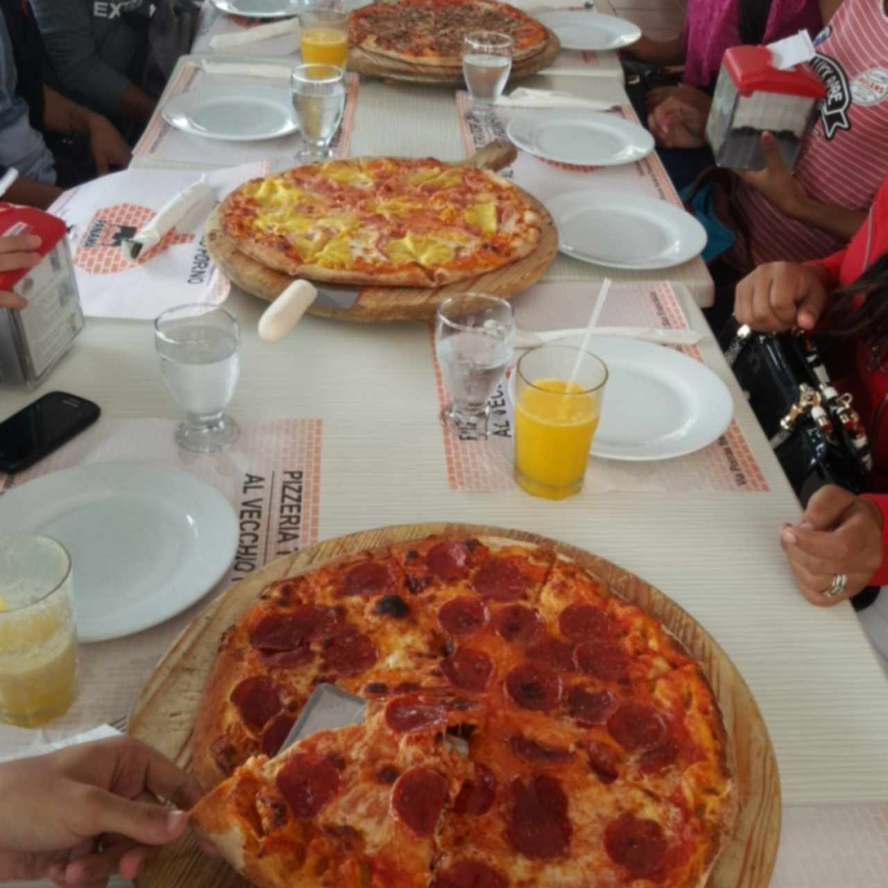 Pizzas familiares