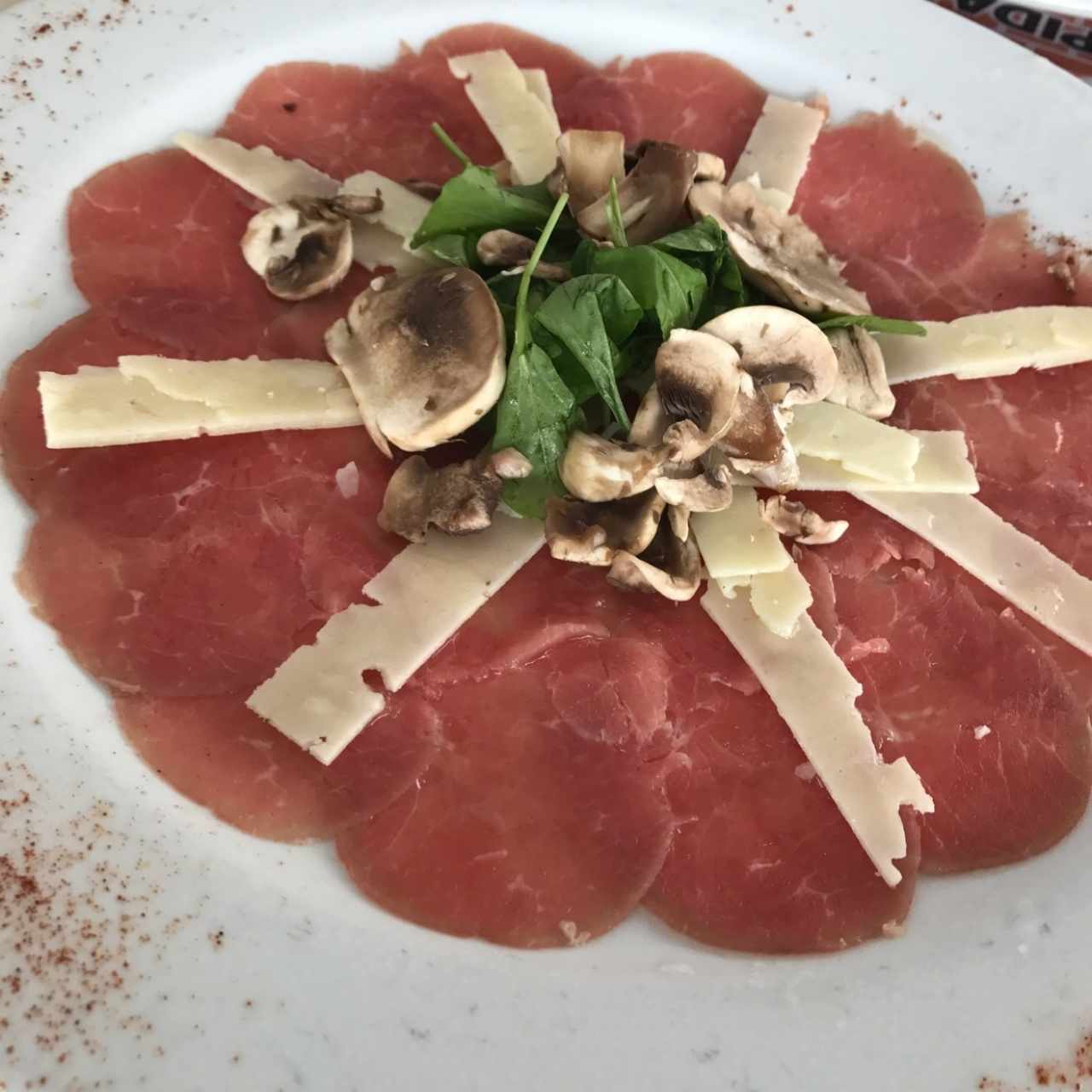 carpaccio de carne