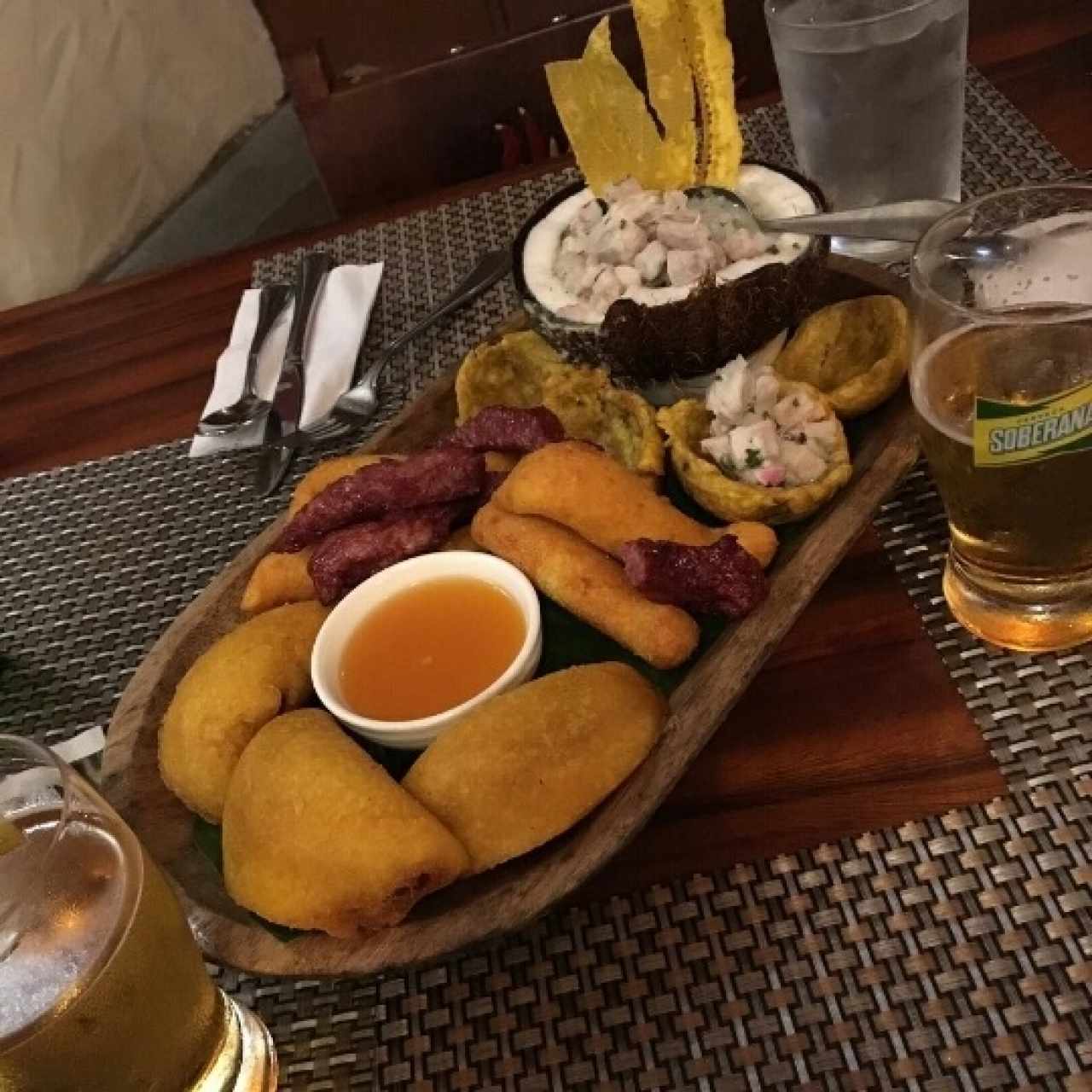 Bandeja Diablicos para 3 personas