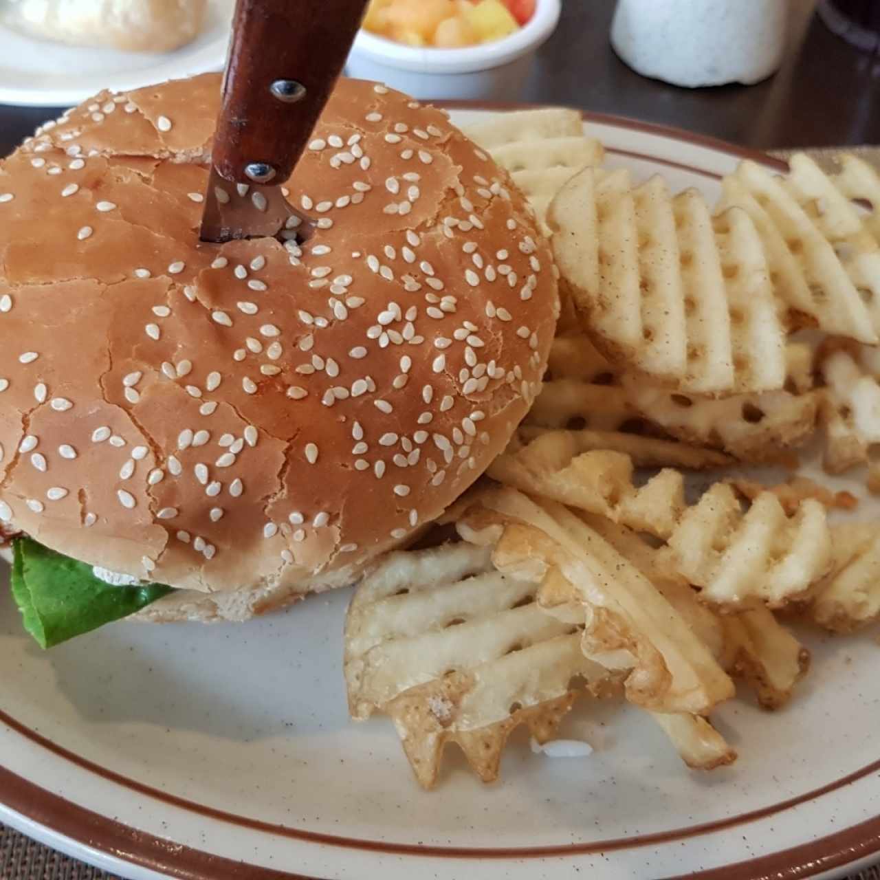 hamburguesa de pollo