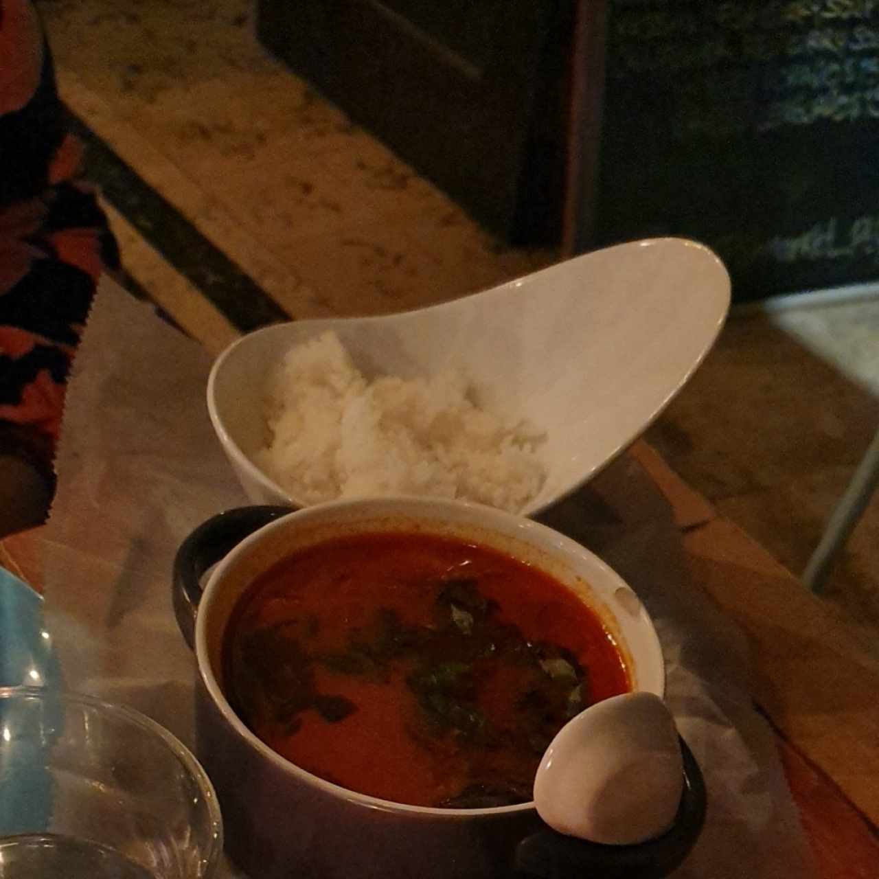 sopa de camarones al curry
